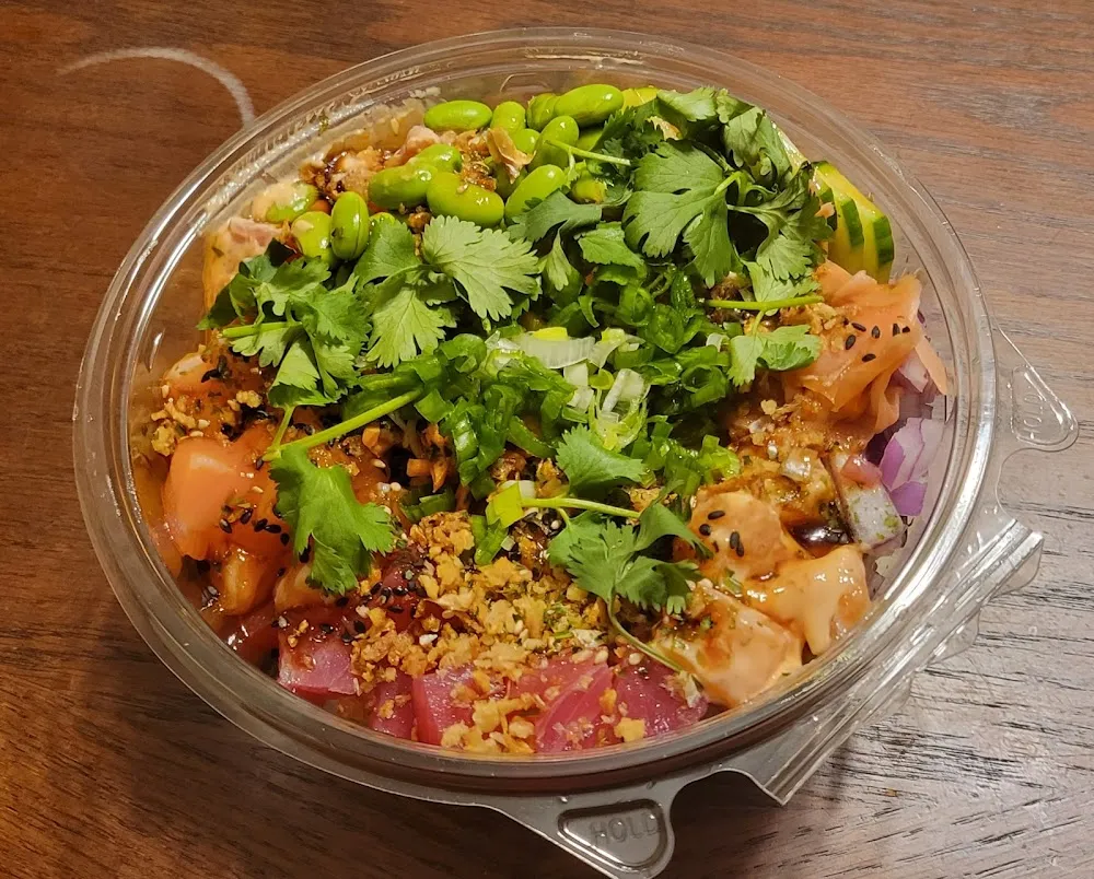 Spicy Tuna & Spicy Salmon Poke Bowl